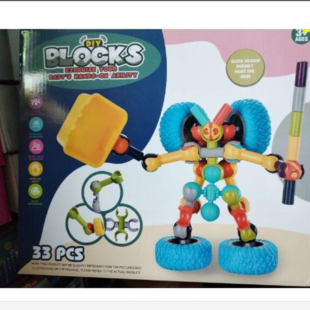 GENERICO - Bloques para armar motocicletas 33 pcs