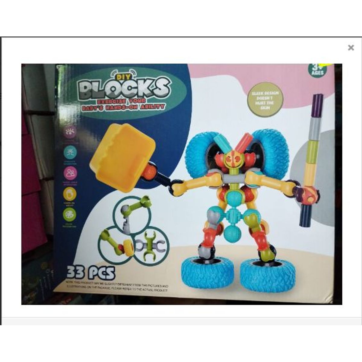 GENERICO - Bloques para armar motocicletas 33 pcs