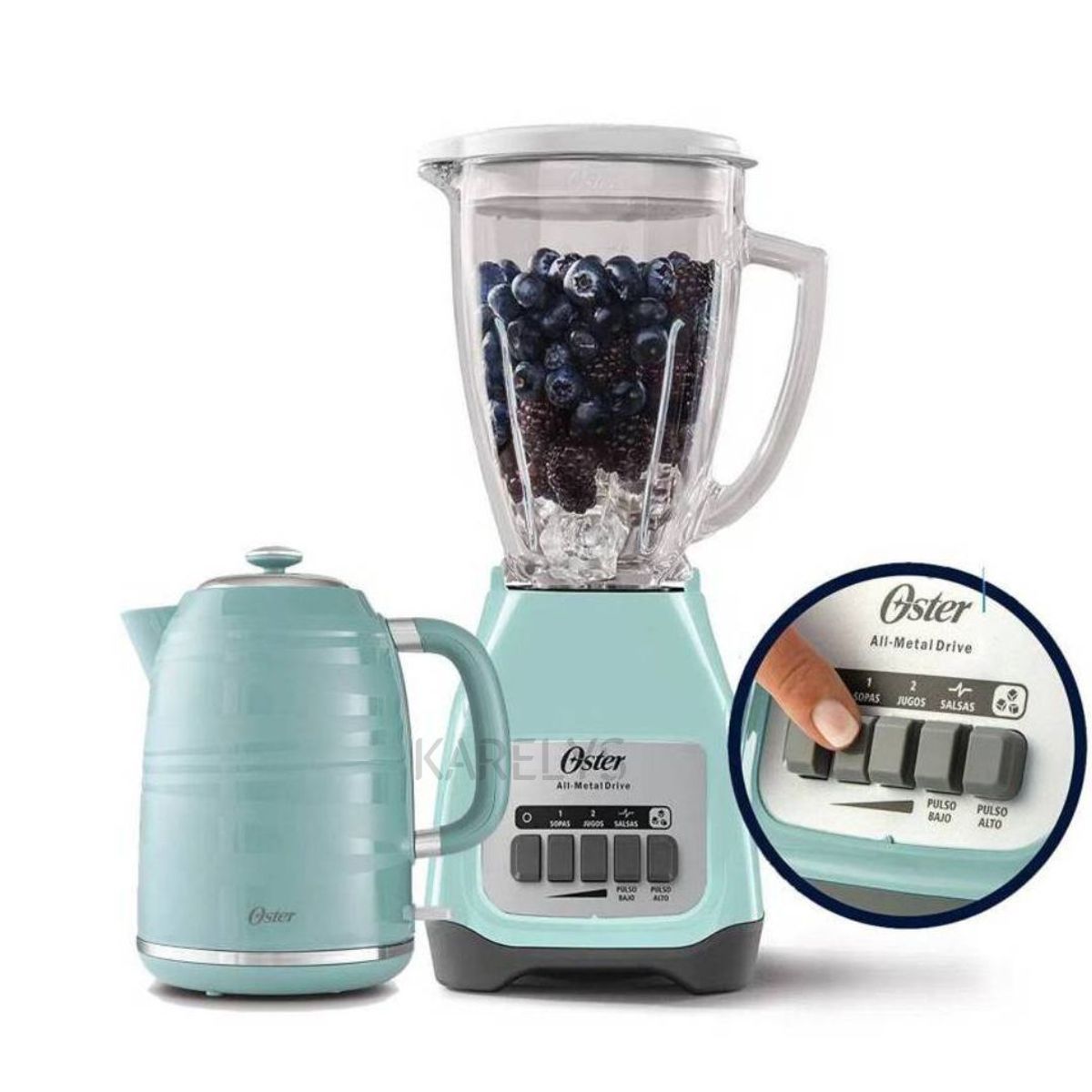 OSTER - Licuadora BLSTKAG-VPB  + Hervidor 1.7 litros