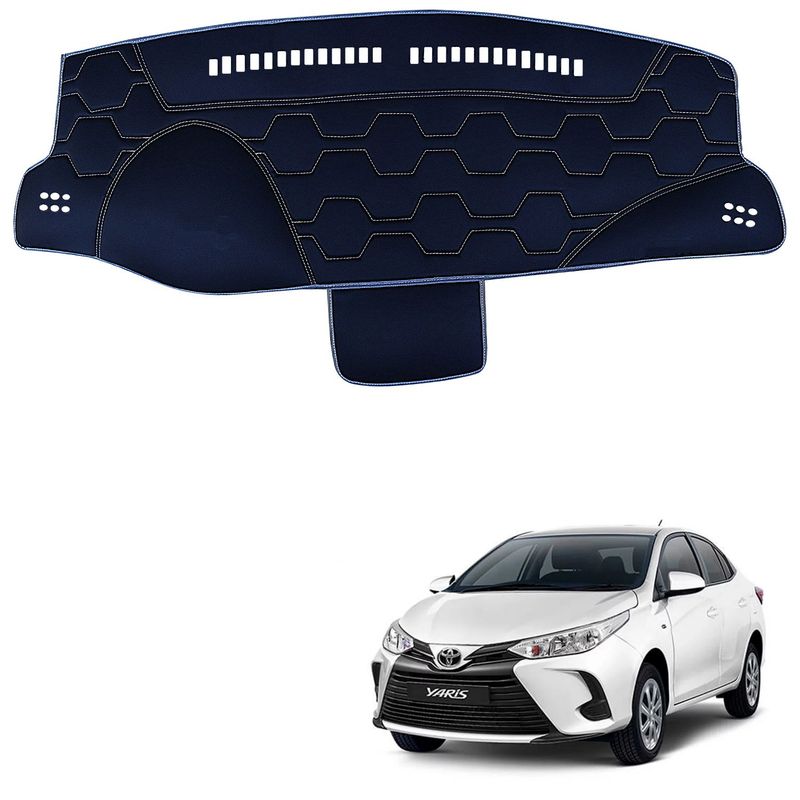 TECGO - PROTECTOR CUBRE TABLERO TIPO TOYOTA YARIS 2015-2020 COCOS