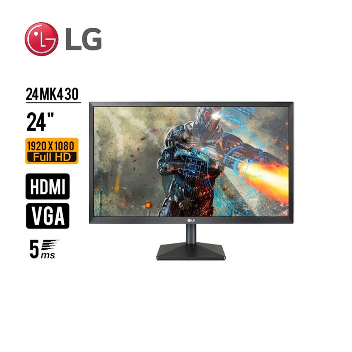 LG - monitor LG 24MK430 IPS FHD