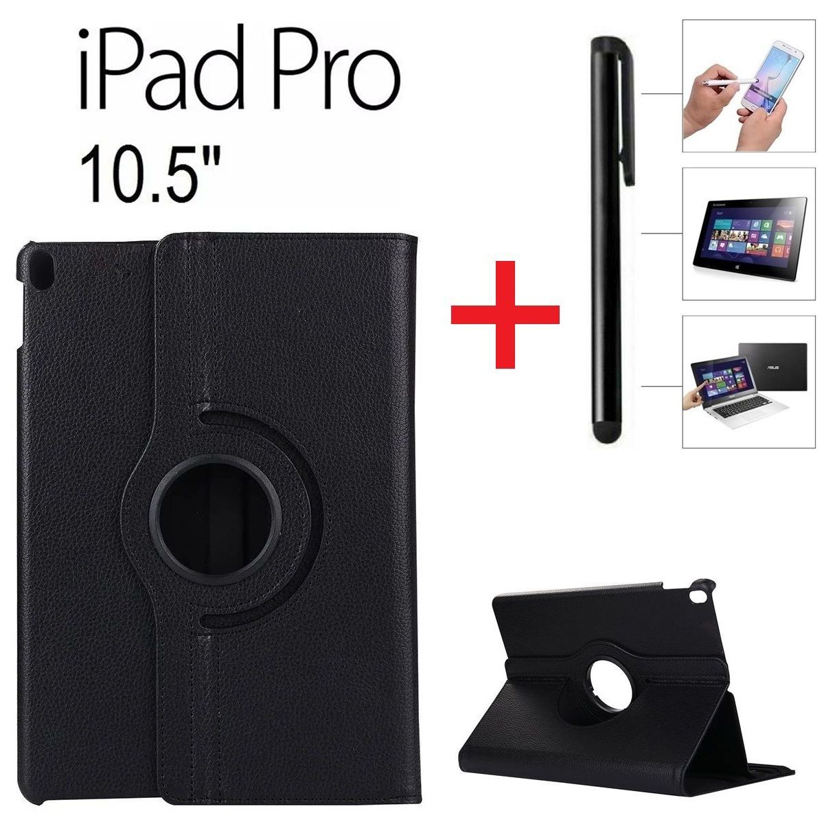 GENERICO - Funda Case + Lapiz Optico para iPad Pro 10.5 A1701 A1709 Protector