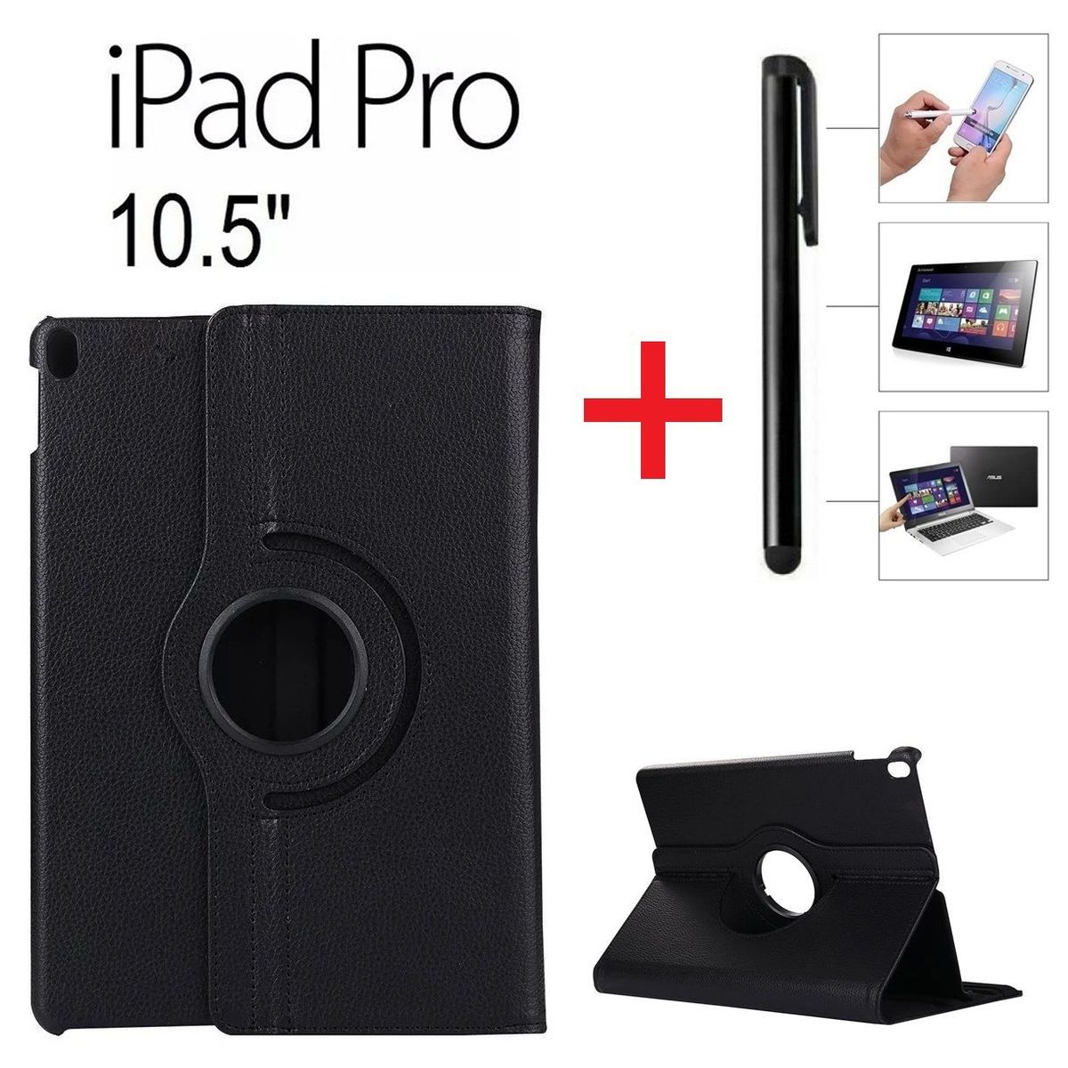 GENERICO - Funda Case + Lapiz Optico para iPad Pro 10.5 A1701 A1709 Protector