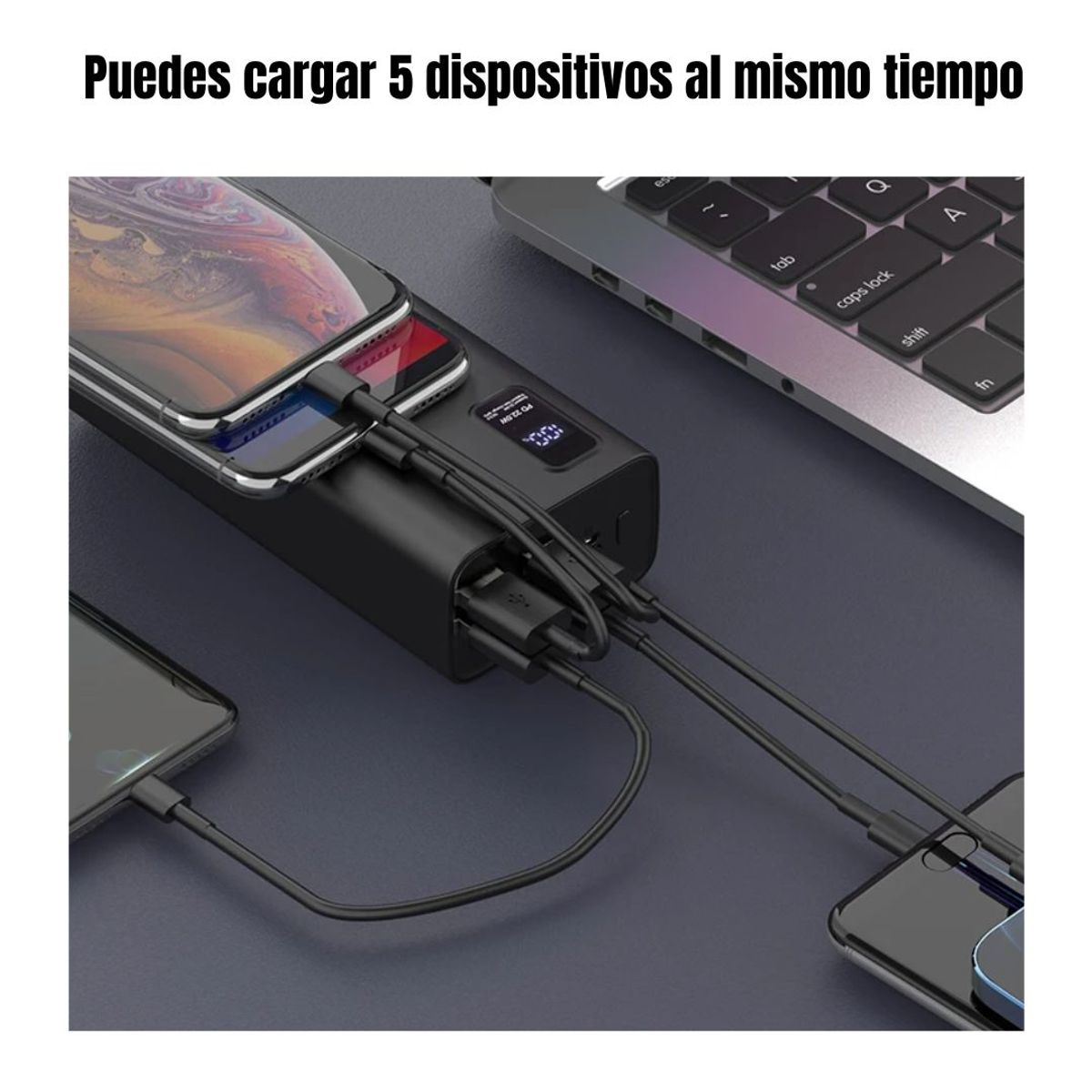 SUPER - Power Bank 40000mAh LEÓN CP-L3 Batería Externa 45W Super Carga Rápida