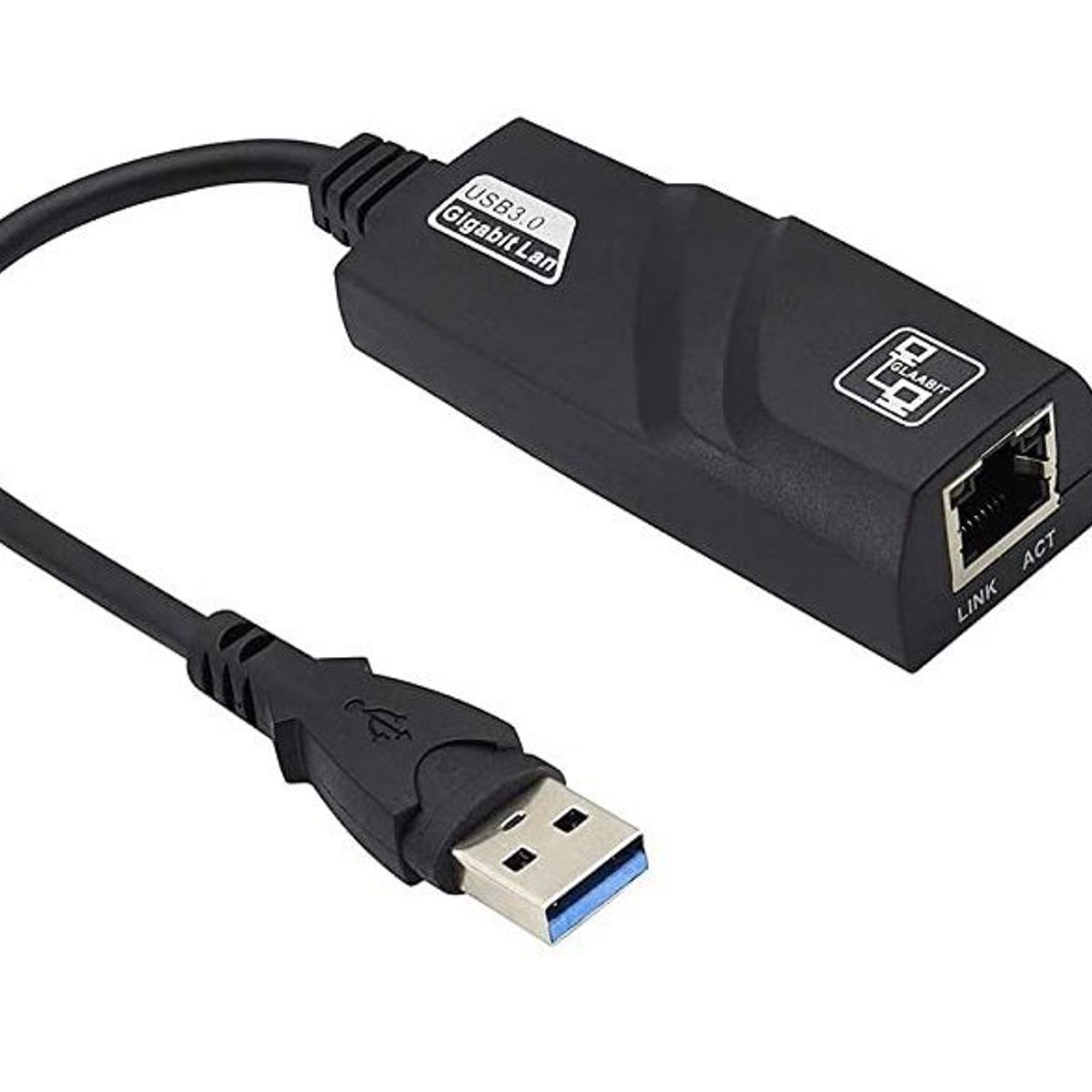 GENERICO - Adaptador de Red USB 3.0 a  Rj45 Gigabit