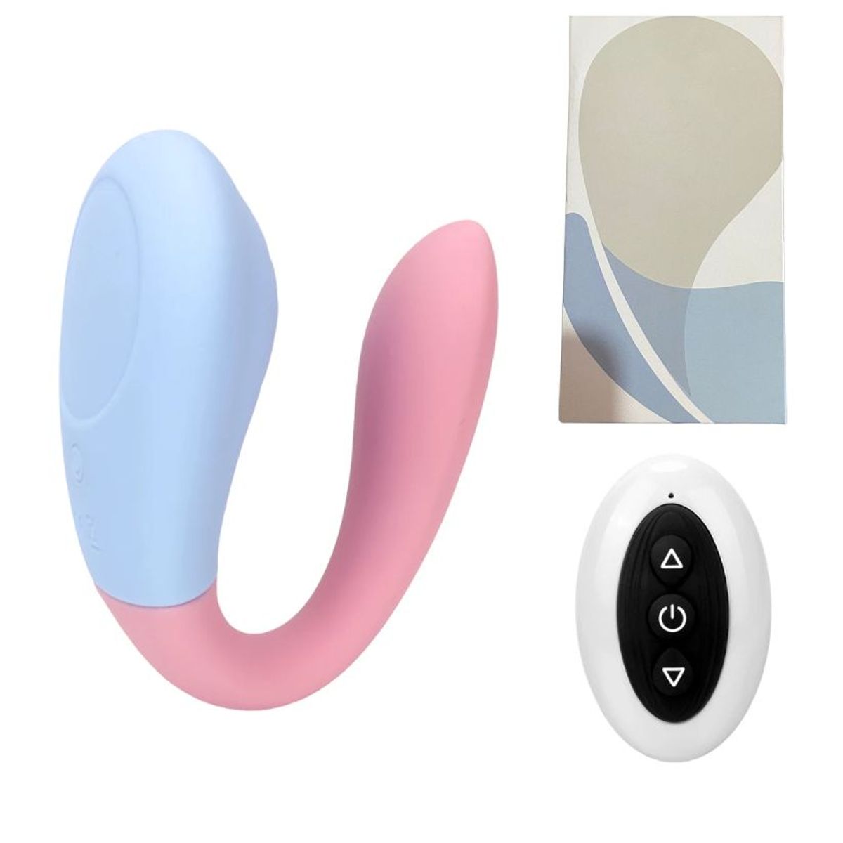 GENERICO - Vibrador +control remoto de doble estimulación 8 vibraciones