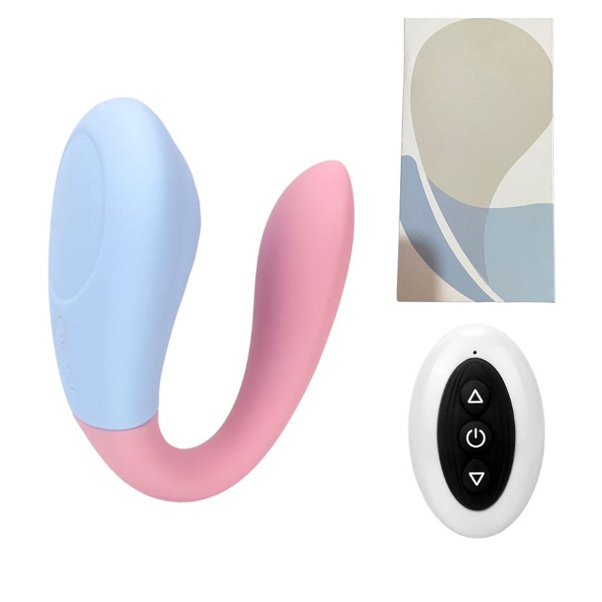 GENERICO - Vibrador +control remoto de doble estimulación 8 vibraciones