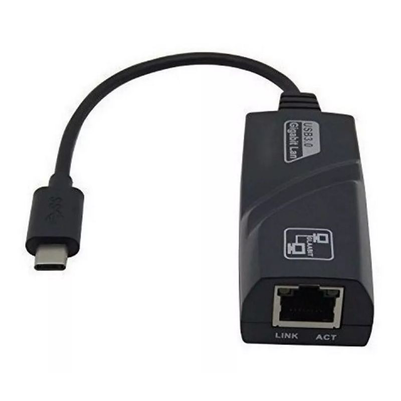 GENERICO - Adaptador Usb Tipo-C a Red 1000mbps Gigabit