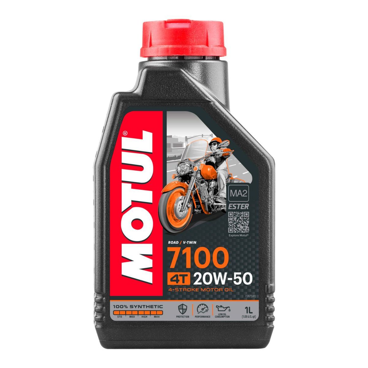 GENERICO - MOTUL 7100 Aceite de motor 20W50 para Motos