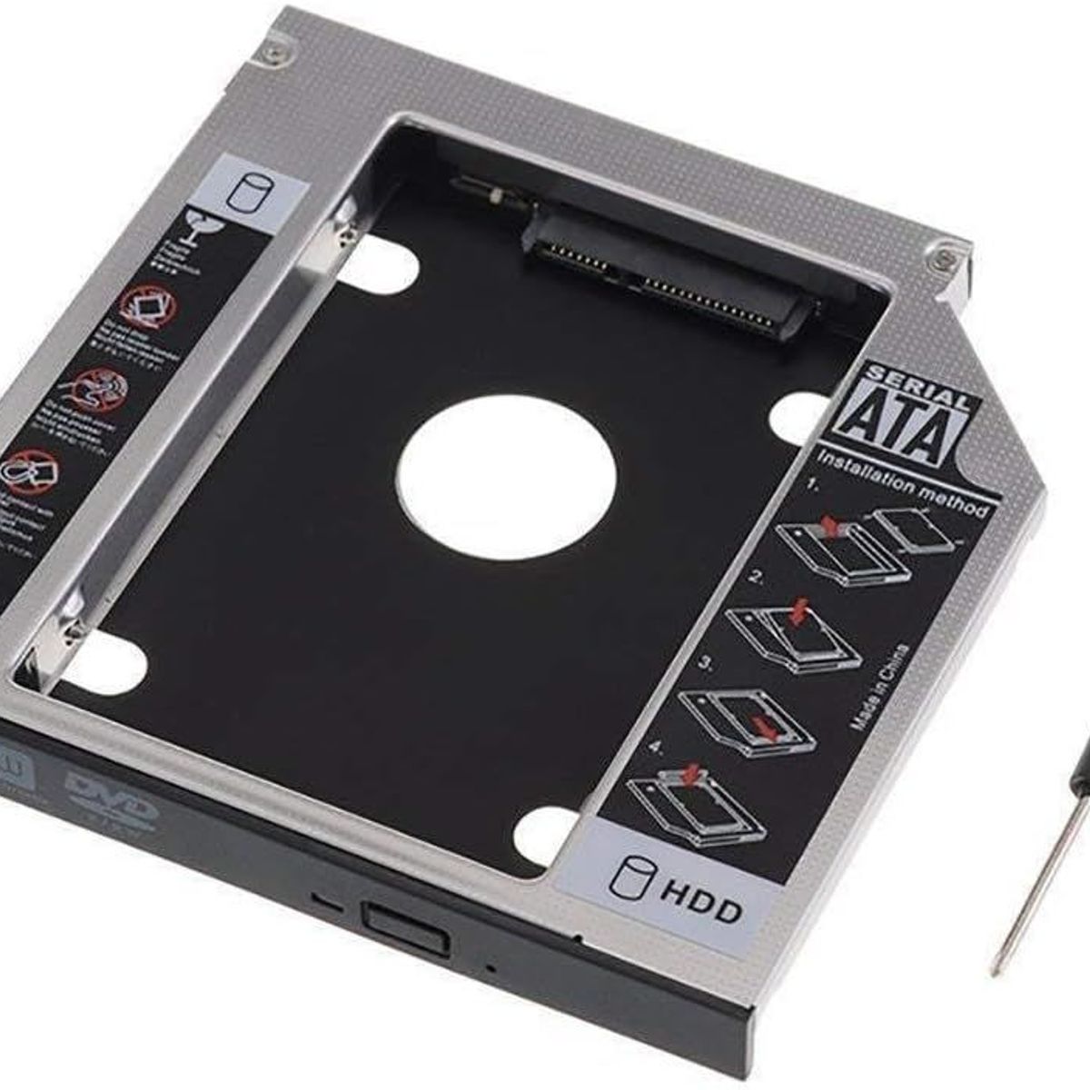 ATA - Caddy Para Disco Externo ATA. SATA 2.0  12mm