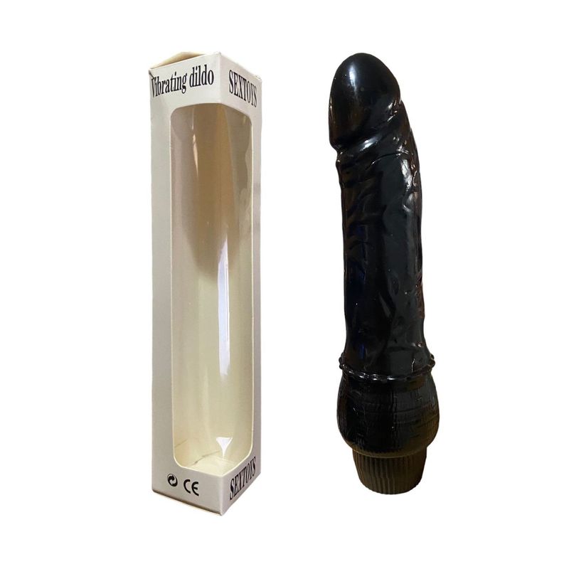 GENERICO - Dildo de 20 cm con regulador de velocidades