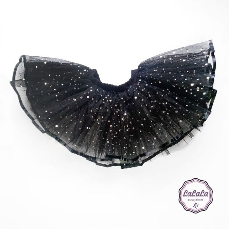 GENERICO - Tutú doble capa de ballet con brillos