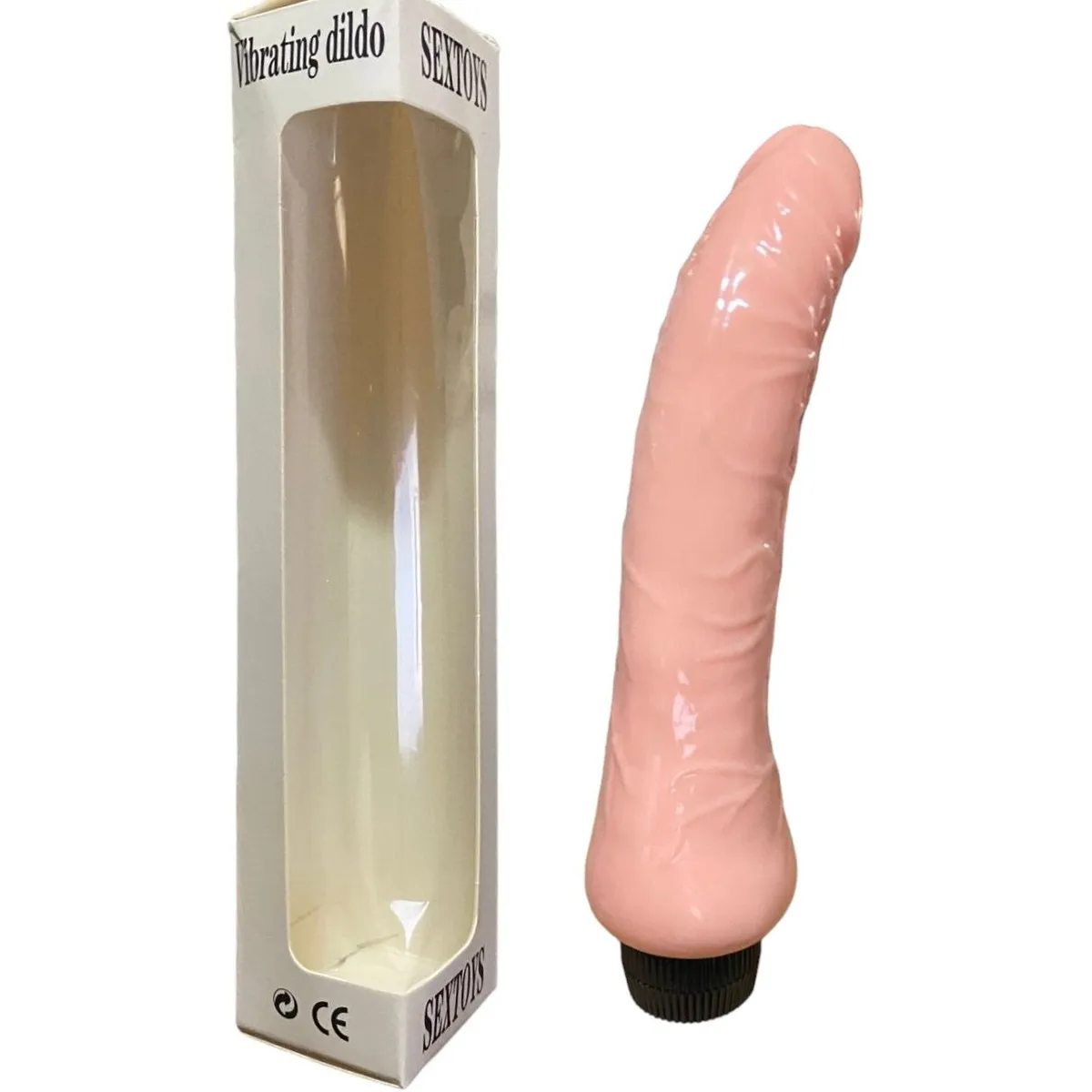 GENERICO - Dildo de 20 cm con regulador de velocidades