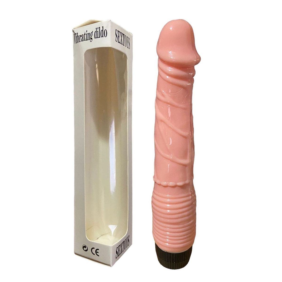 GENERICO - Dildo de 20 cm con regulador de velocidades