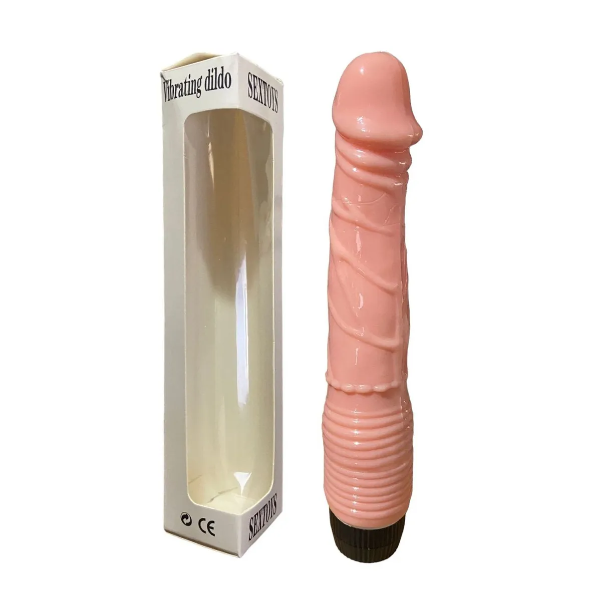 GENERICO - Dildo de 20 cm con regulador de velocidades