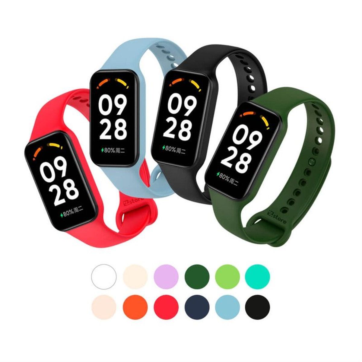 GENERICO - Correa de Silicona Para Xiaomi Band 2 - Crema