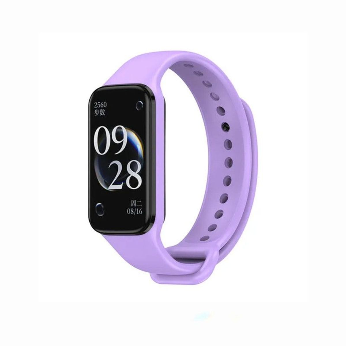 GENERICO - Correa de Silicona Para Xiaomi Band 2 - Lila.
