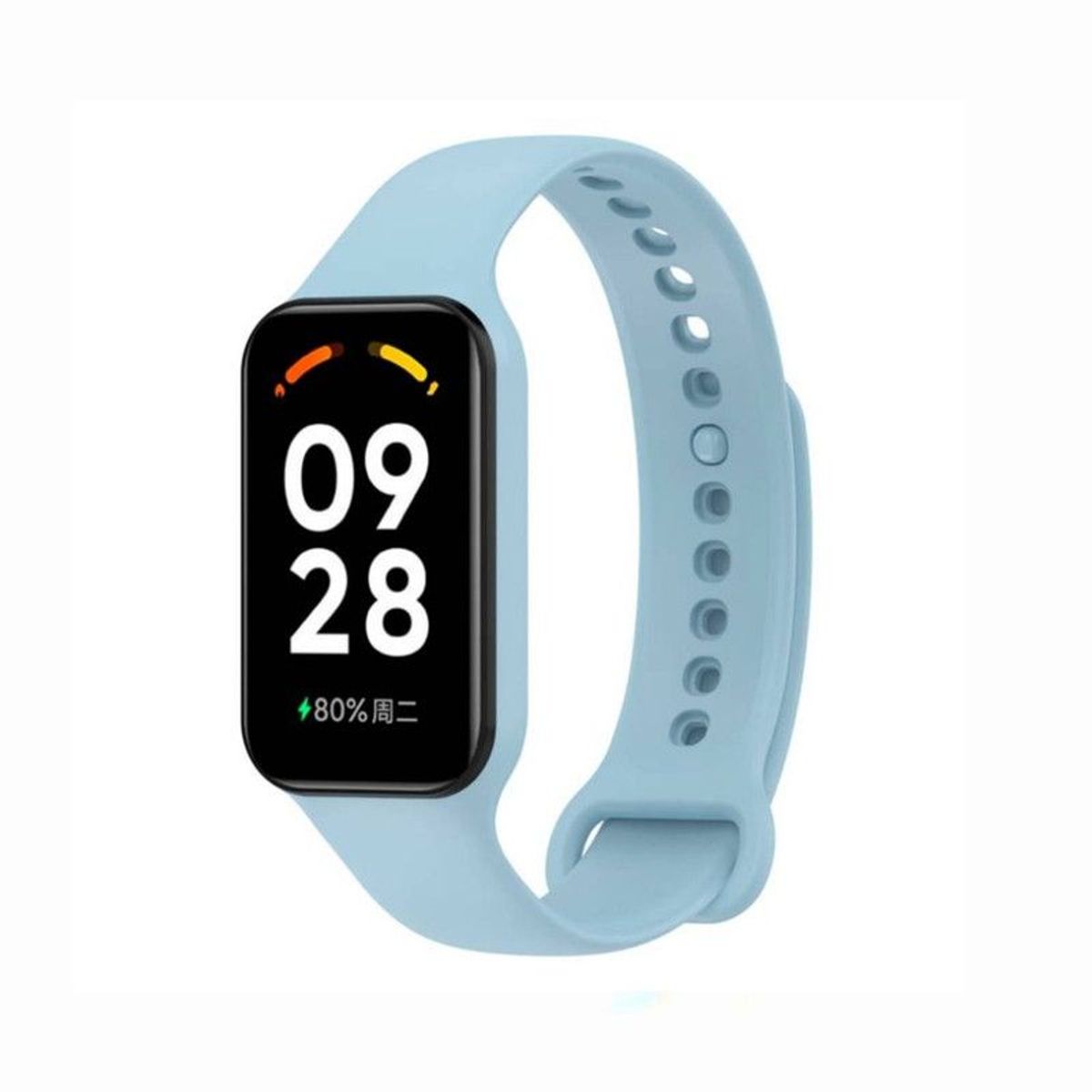 GENERICO - Correa de Silicona Para Xiaomi Band 2 - Celeste.