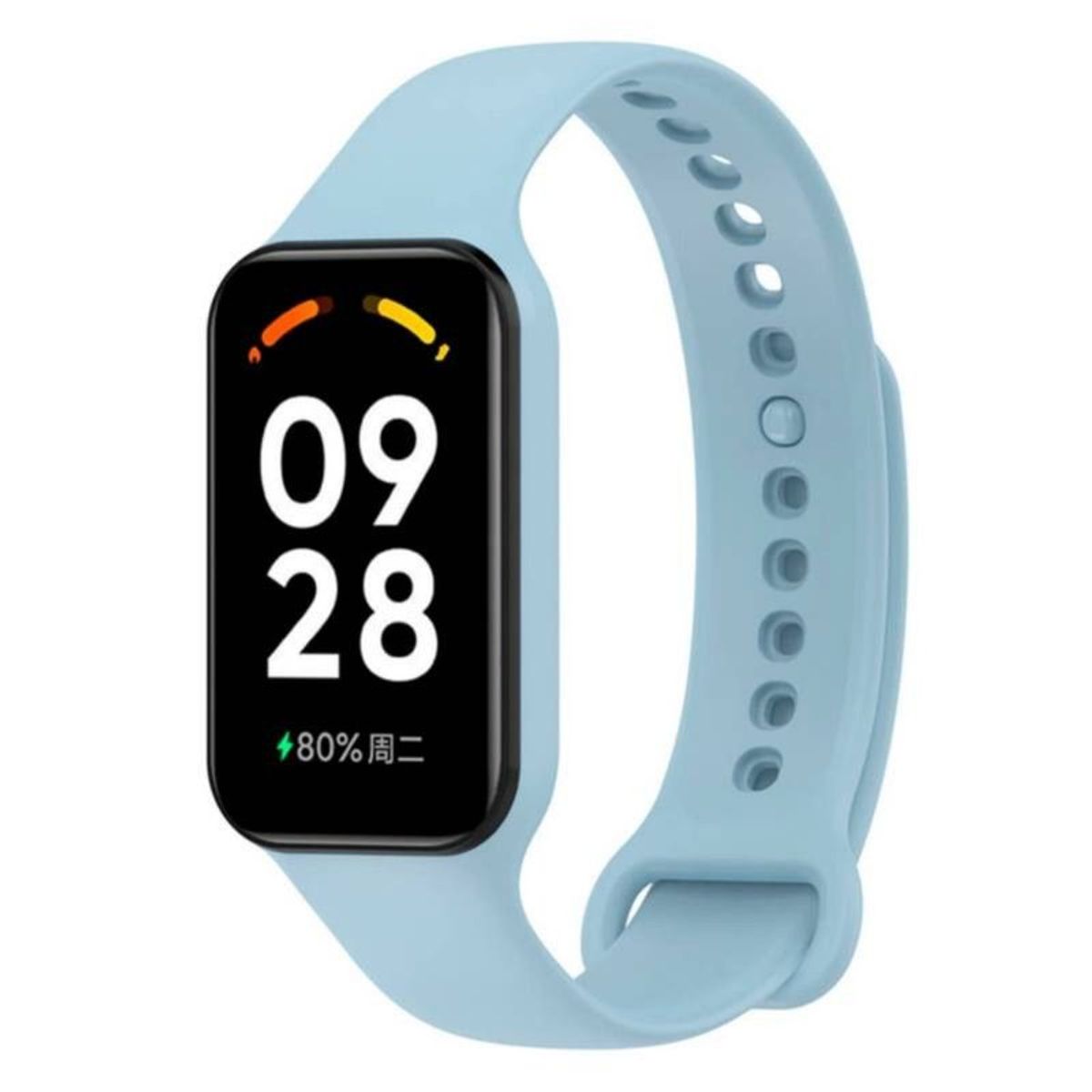 GENERICO - Correa de Silicona Para Xiaomi Redmi Smart Band 2 - Celeste
