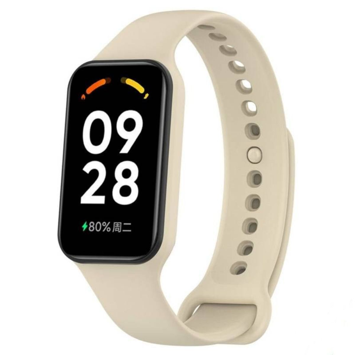 GENERICO - Correa de Silicona Para Xiaomi Redmi Smart Band 2 - Beige