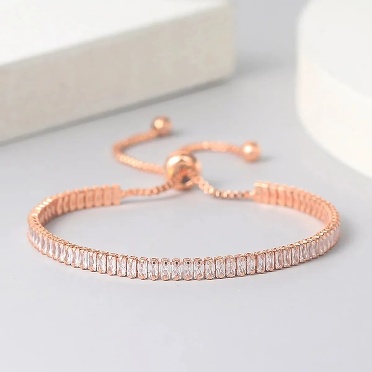 LA TIENDA 88 JOYAS Y ACCESORIOS - La Tienda 88 - Pulsera Brazalete Bañado en Oro de 18k - Rosa