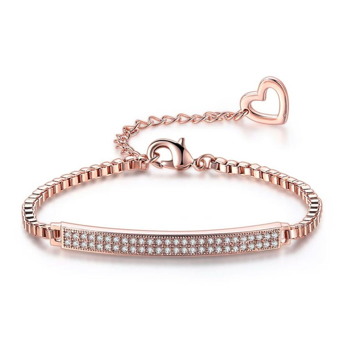 LA TIENDA 88 JOYAS Y ACCESORIOS - La Tienda 88 - Pulsera Brazalete Bañado en Oro de 18k - Rosa
