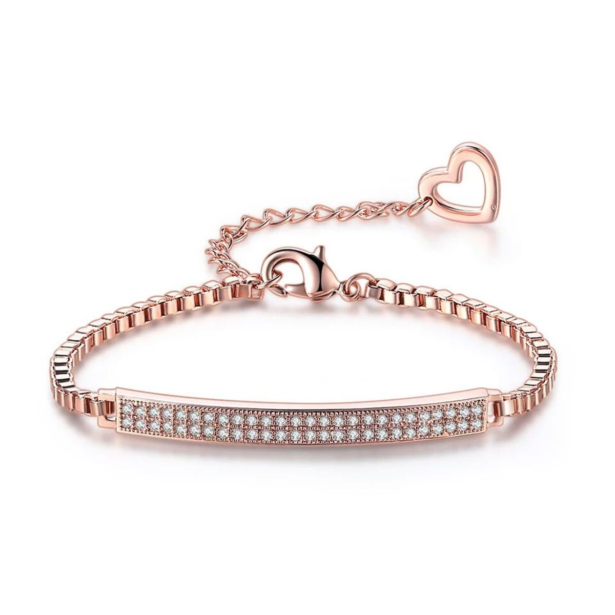 LA TIENDA 88 JOYAS Y ACCESORIOS - La Tienda 88 - Pulsera Brazalete Bañado en Oro de 18k - Rosa