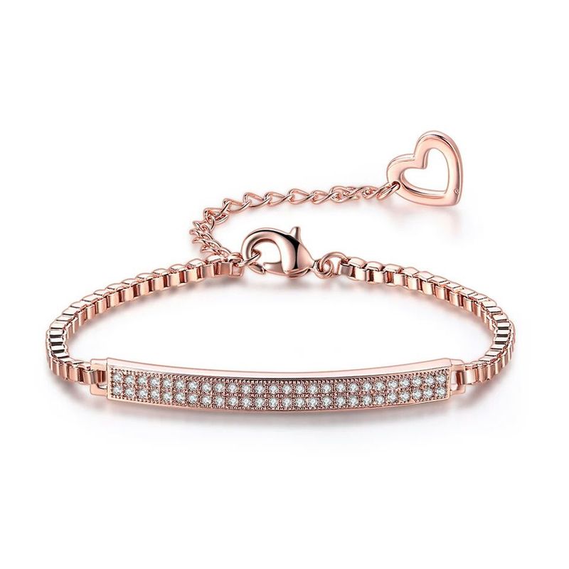 LA TIENDA 88 JOYAS Y ACCESORIOS - La Tienda 88 - Pulsera Brazalete Bañado en Oro de 18k - Rosa