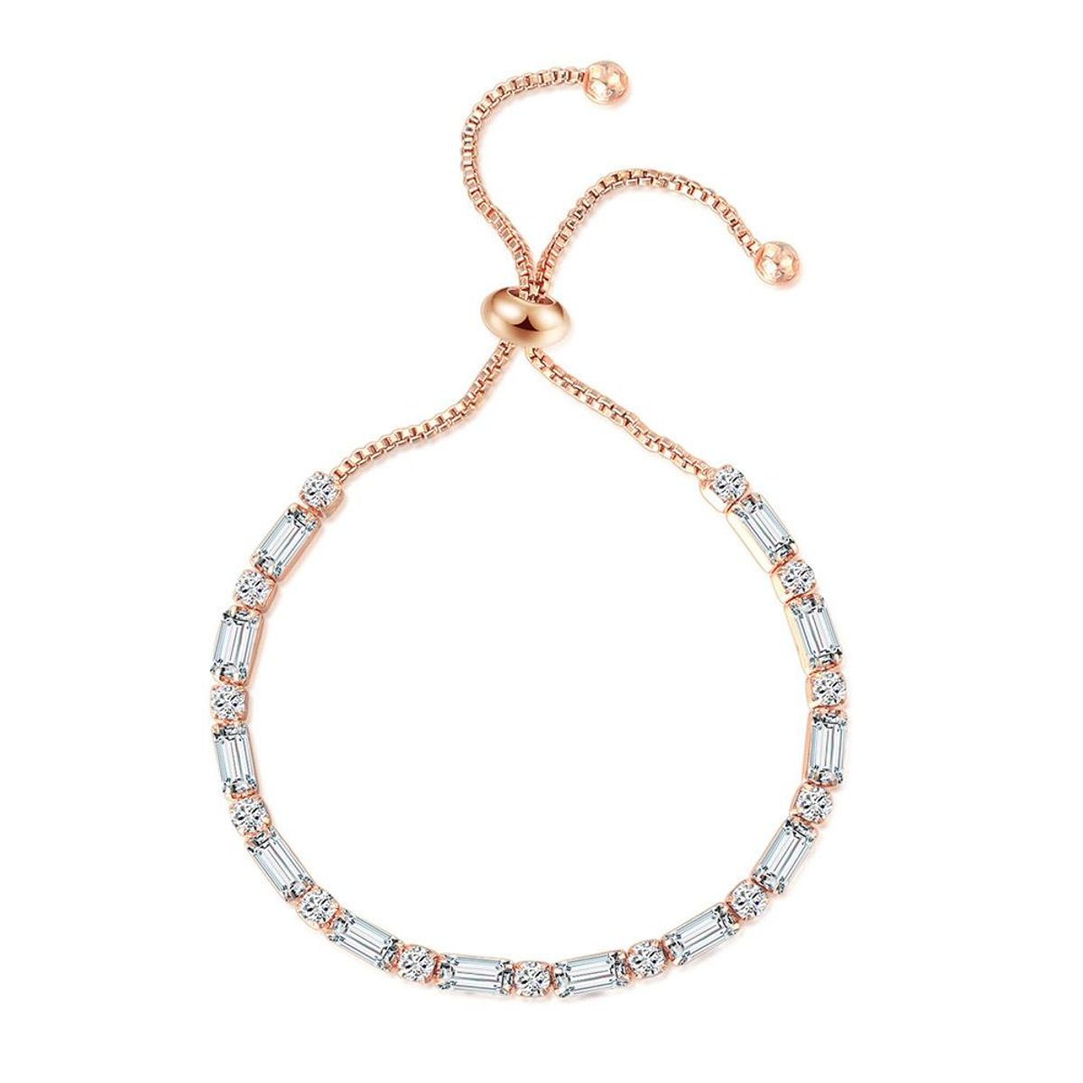 LA TIENDA 88 JOYAS Y ACCESORIOS - La Tienda 88 - Pulsera Brazalete Bañado en Oro de 18k - Rosa