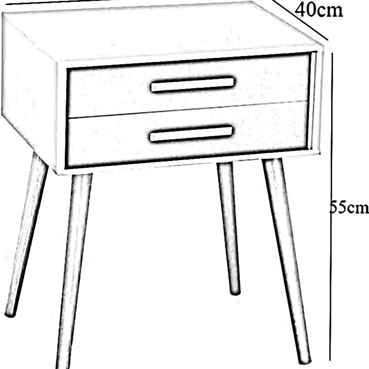 NACION MUEBLES - Velador Vintage bello