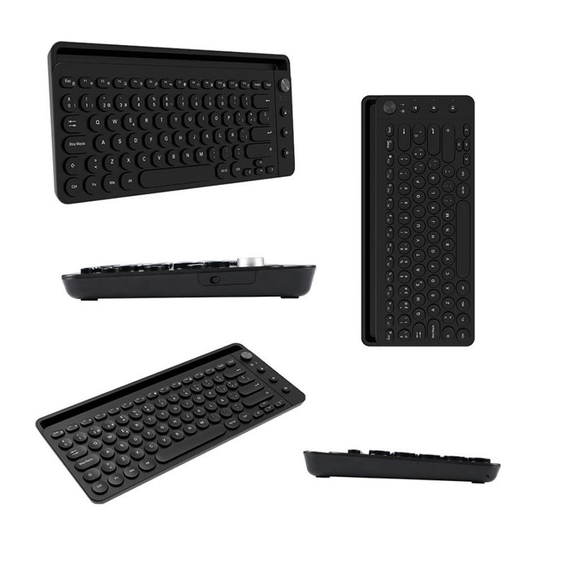 TEROS - Teclado Inalambrico Teros TE-4064 80 Teclas 2.4GHZ Bluetooth 3.0 y 5.2