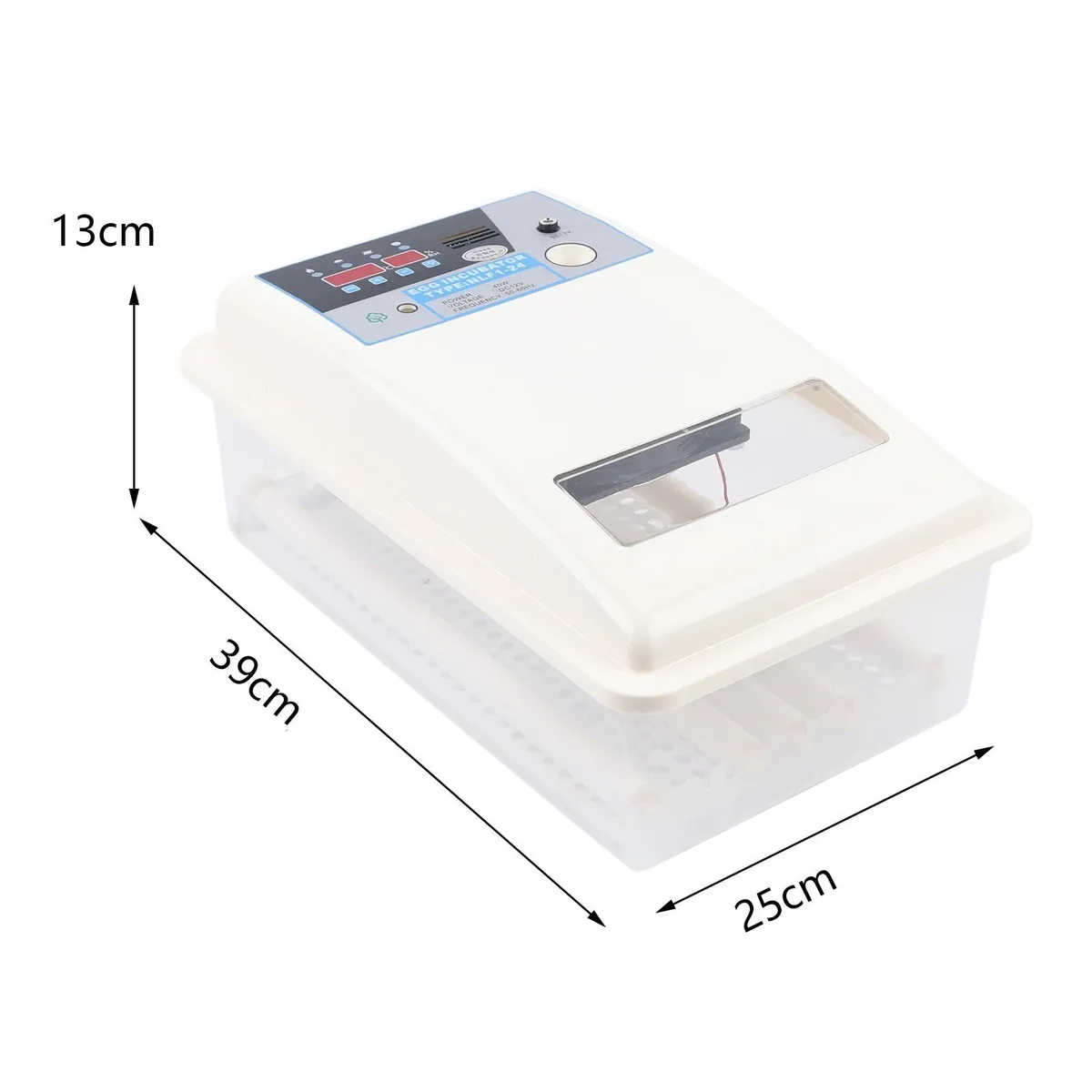 GENERICO - INCUBADORA AUTOMÁTICA 24 HUEVOS JERS IMPORT DUAL 220V-12V