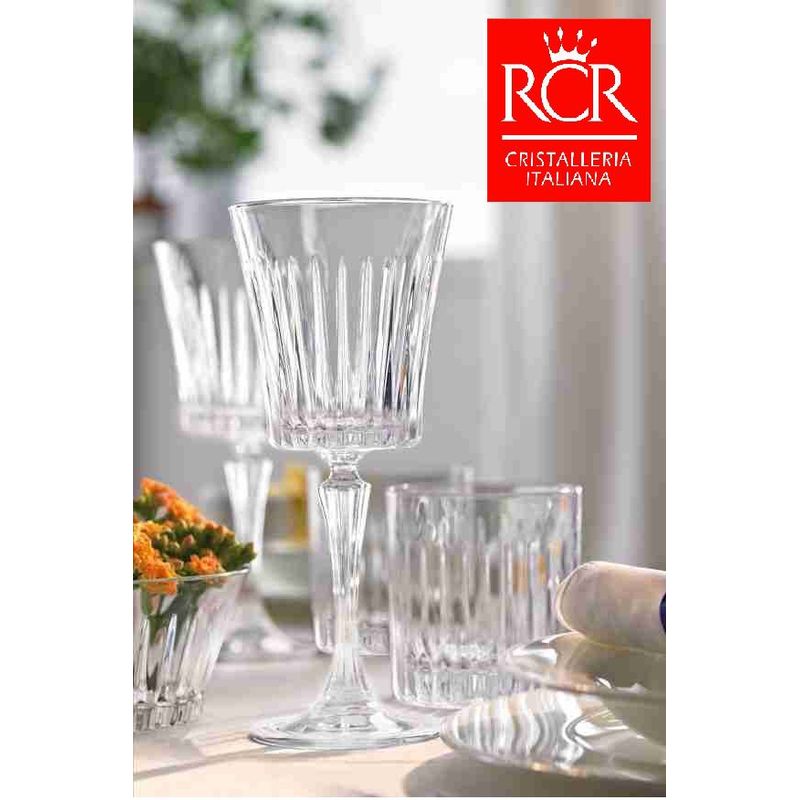 RCR - Copas de Cristal  x 6 Piezas VINO 23 CL RCR - Hecho en Italia