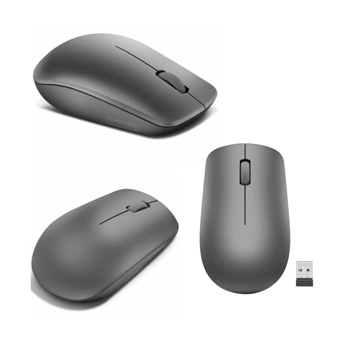 LENOVO - Mouse Inalambrico Lenovo 530  Ambidextro 1200 DPI Color Grafito.