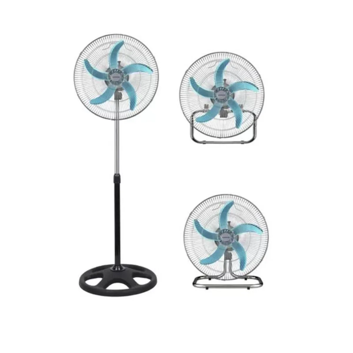 PREMIUM - Ventilador 3 en 1 Pie Pared Mesa 18"  Pulgadas 65W