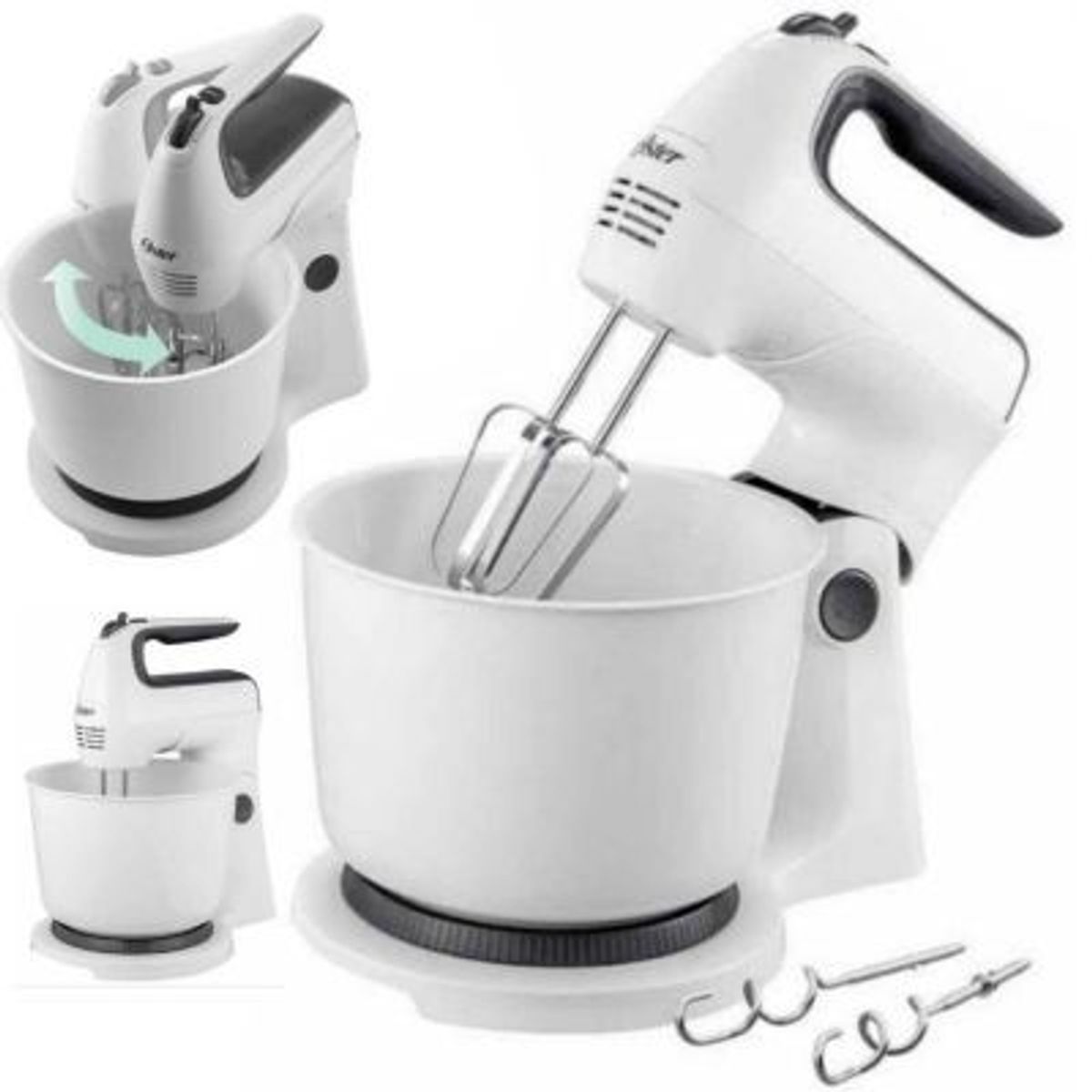OSTER - Pedestal Oster blanca con acción giratoria única FPSTHS3610