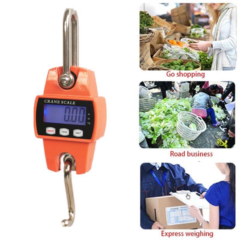 GENERICO - BALANZA COLGANTE DIGITAL DE 300KG ACERO INOXIDABLE