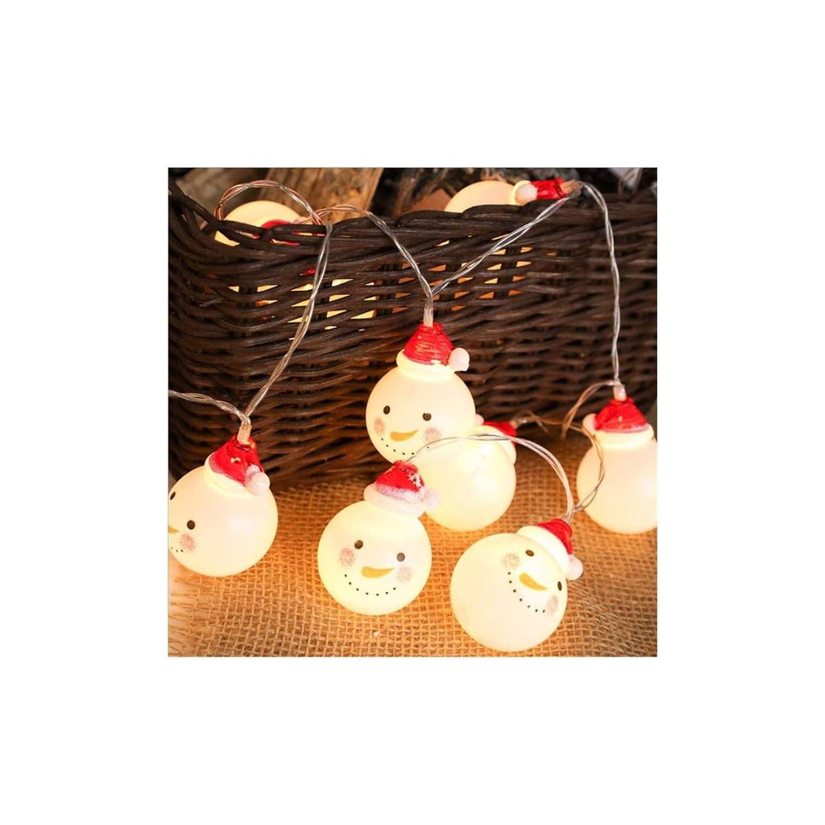 GENERICO - FOCOS DE NAVIDAD - MUÑECO DE NIEVE