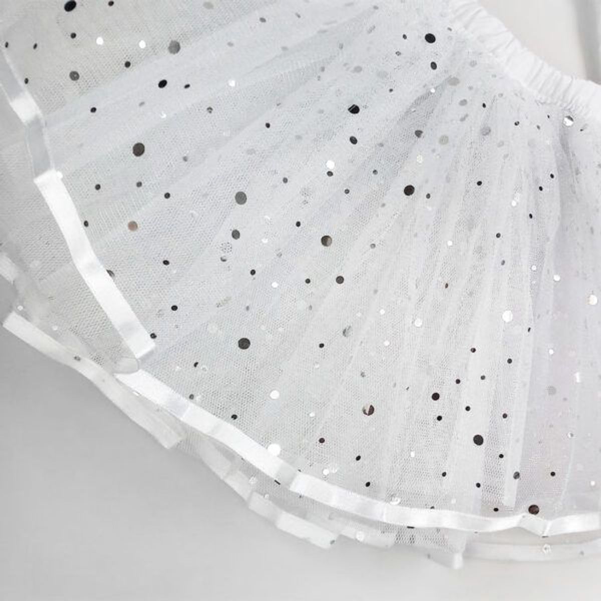 GENERICO - Tutú doble capa de ballet con brillos