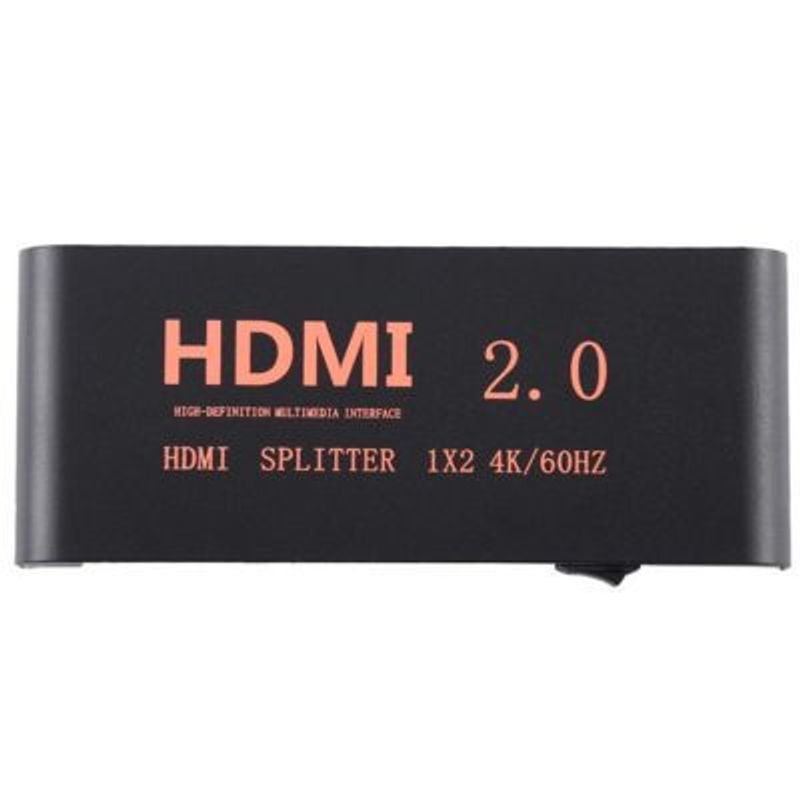 OEM - Splitter Divisor Repartidor 1Entrada 2Salidas 1X2 HDMI 2.0 4K/60Hz
