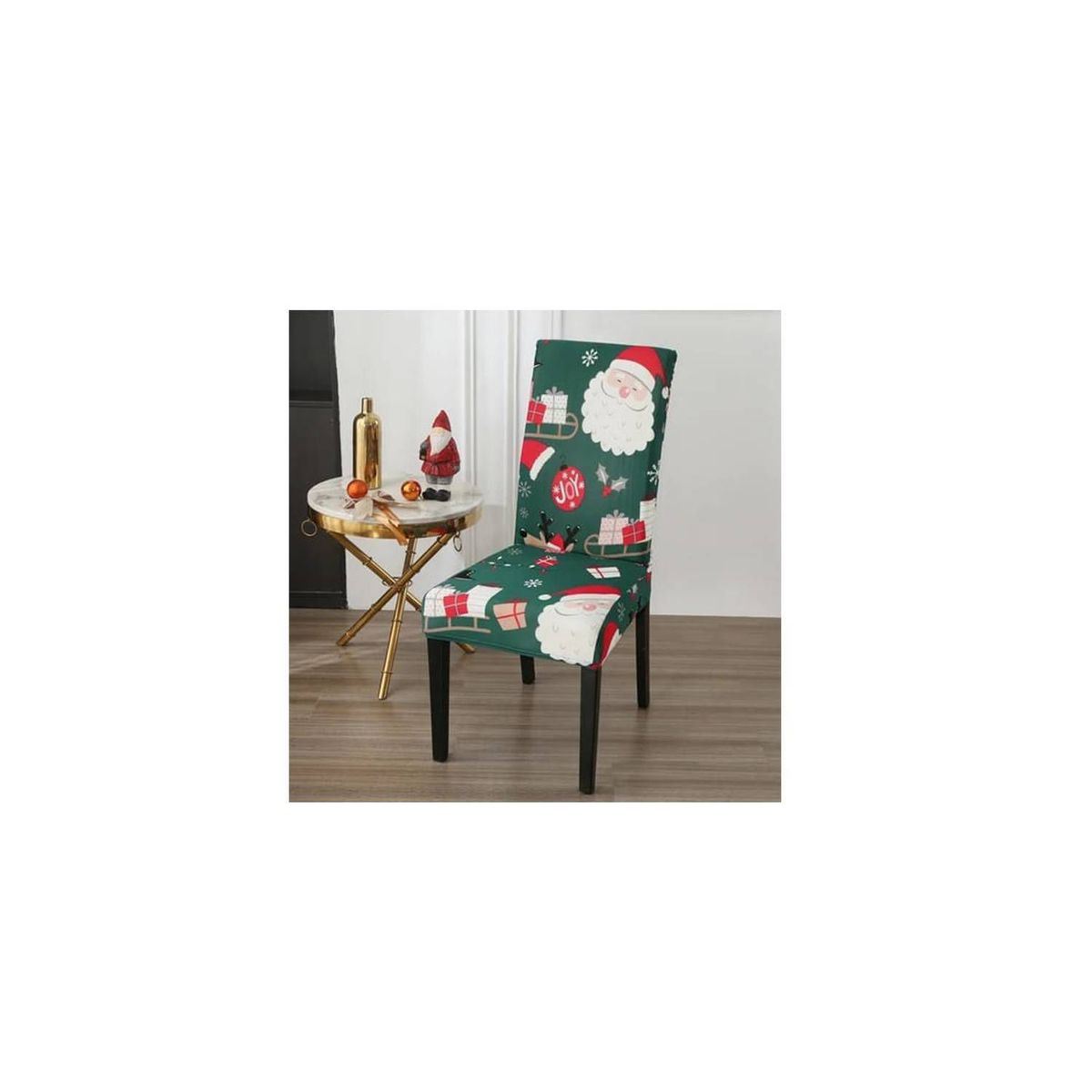 GENERICO - Forro Funda De Silla Navidad Set x 4 unid
