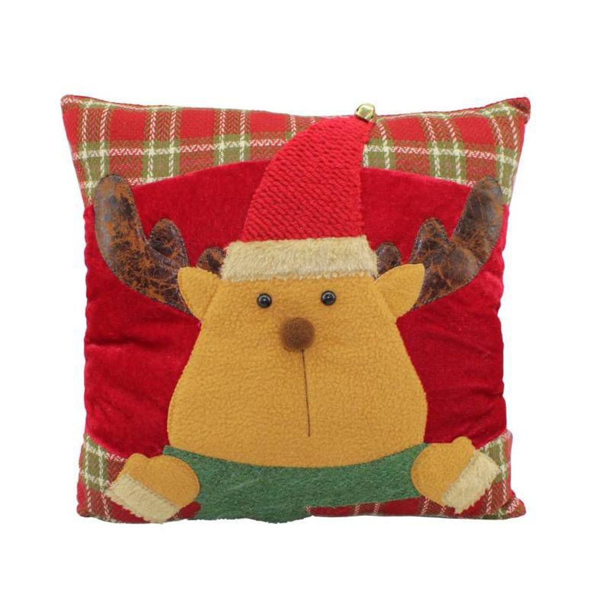 GENERICO - Cojín Navidad Santa 36x36 Cm