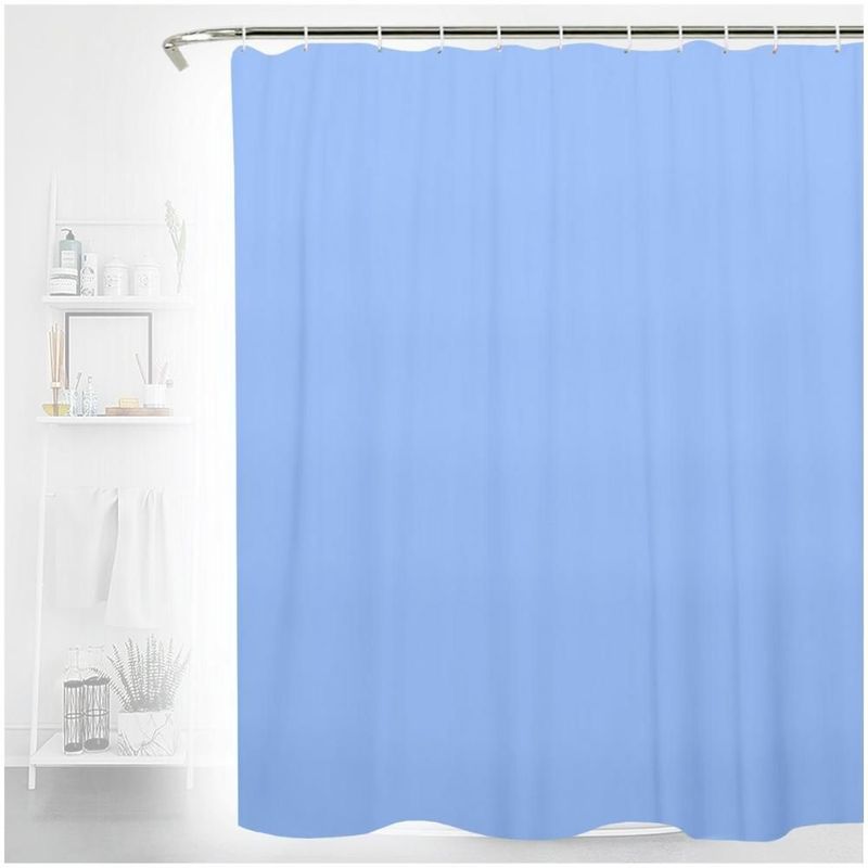 MINARI - Cortina de Baño Impermeable Accesorio para Ducha 180x180cm Celeste 50V