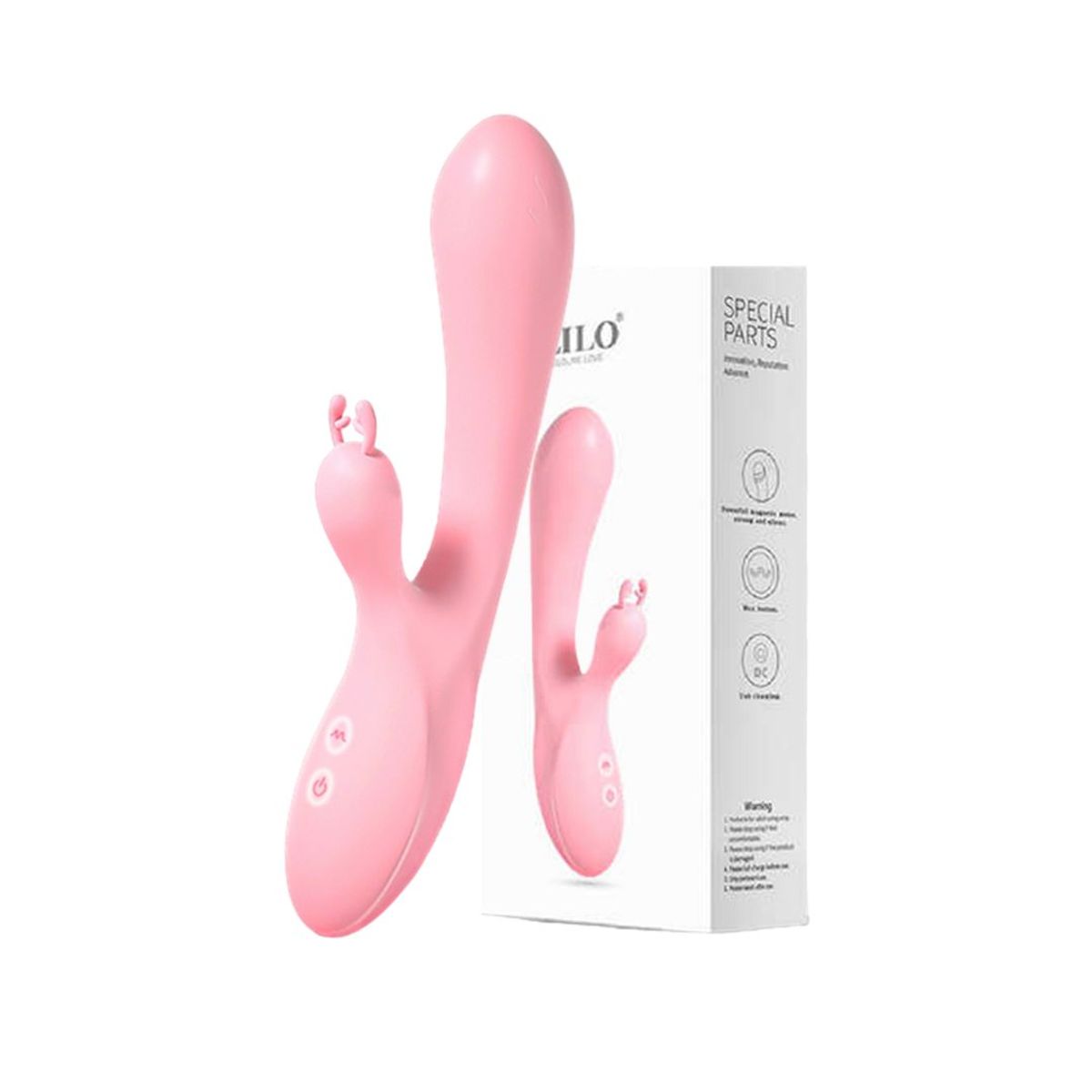 GENERICO - VIBRADOR MR. LILO RENO CON 10 FRECUENCIAS DE VIBRACIÓN