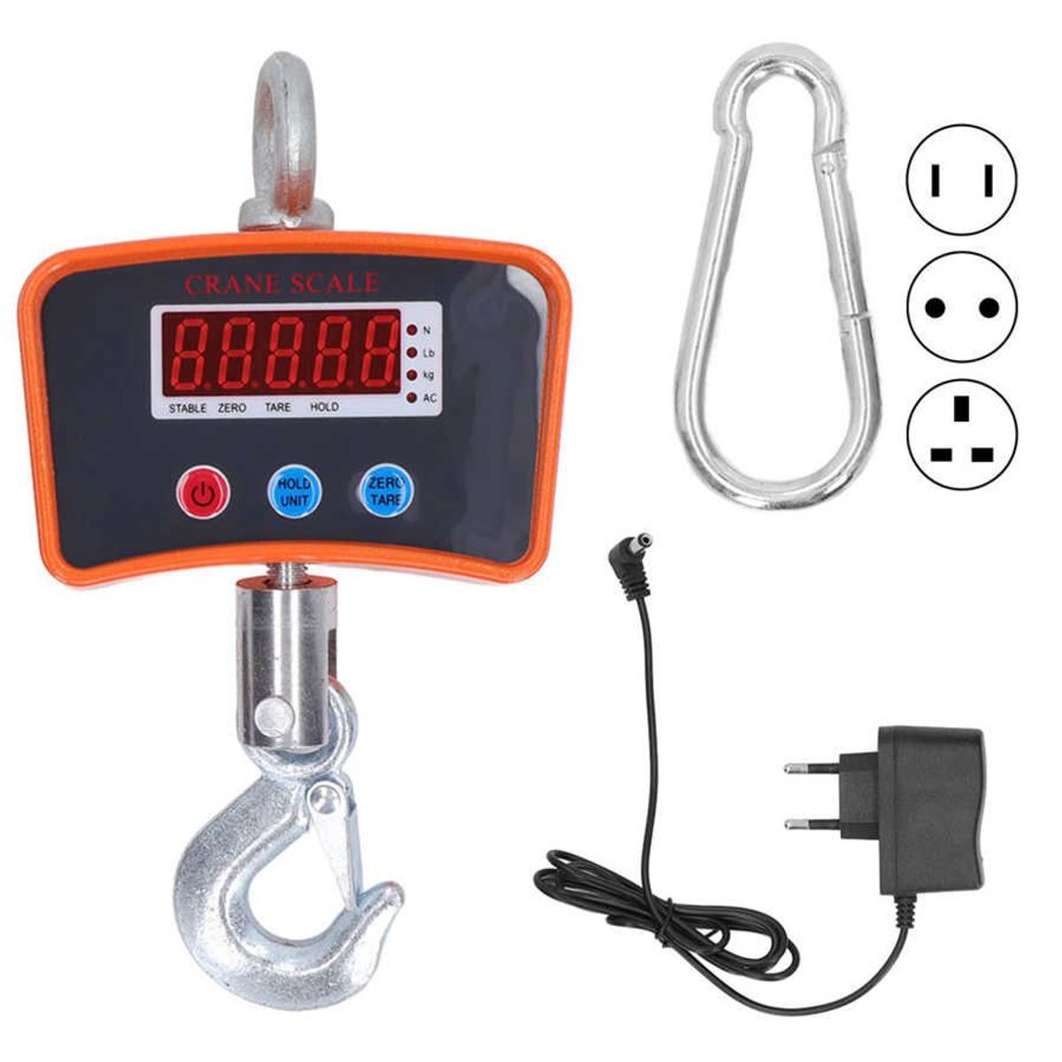 GENERICO - Balanza Colgante Digital De 500 Kg Crane