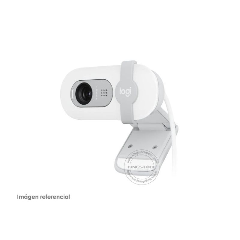 LOGITECH - Camara Web Logitech BRIO 100 FHD 1080P USB-A Blanco