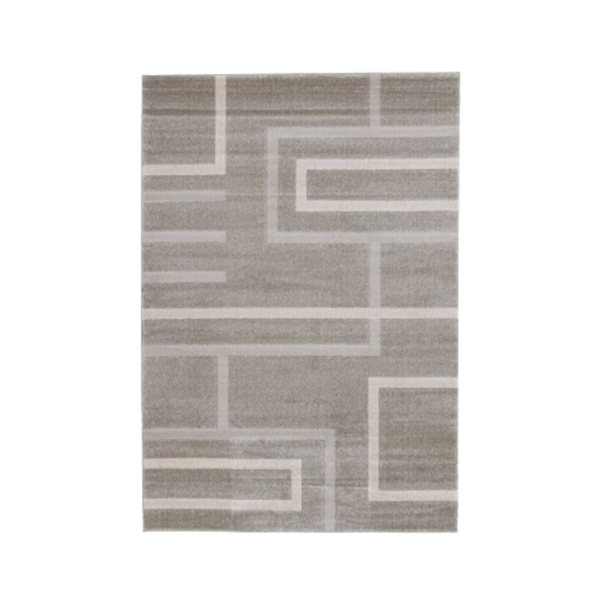 NIHM - Alfombra Stripes Light Gris 160x230 cm