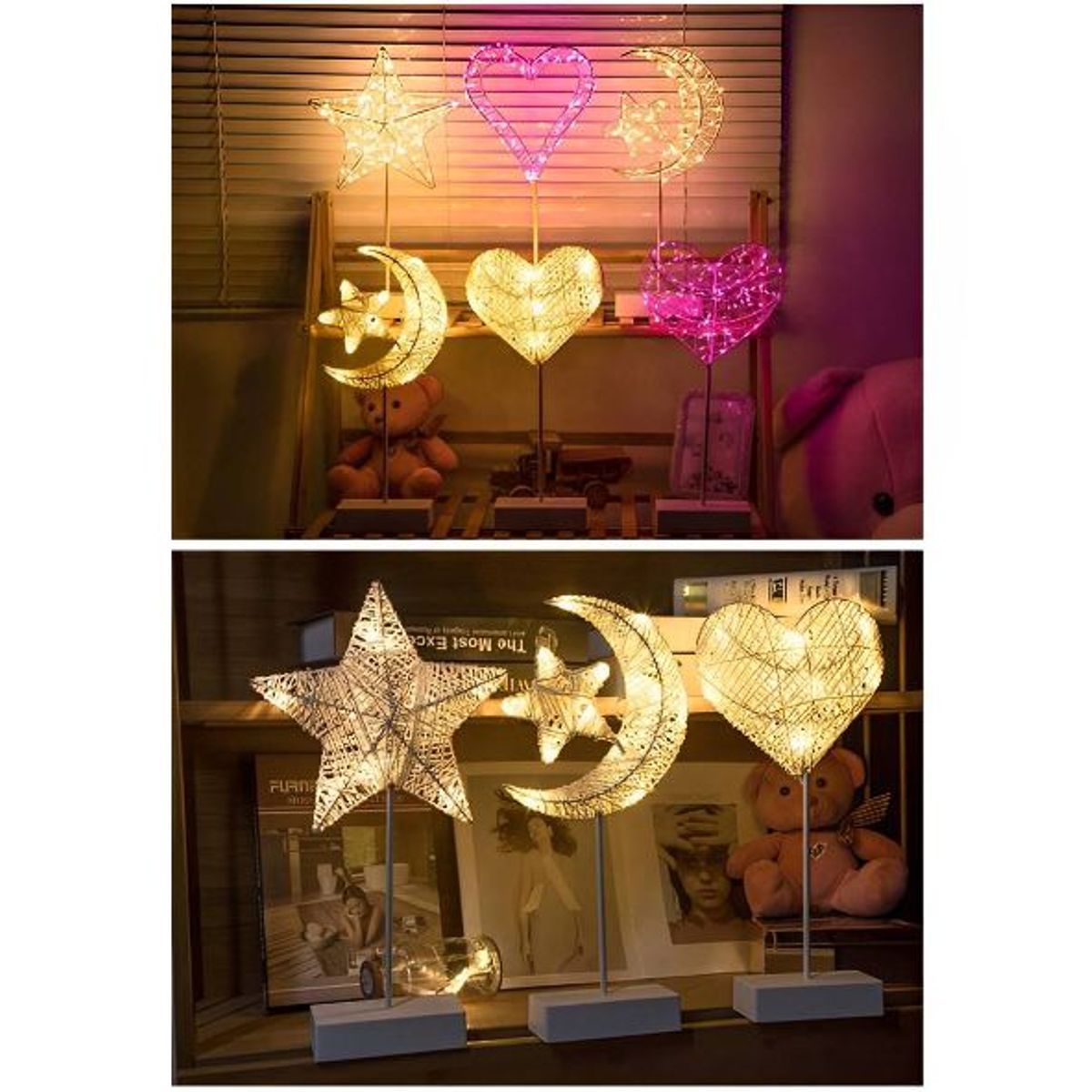 GENERICO - Lámpara Adorno Led decoración Navidad Año Nuevo Hogar Mesa Habitación