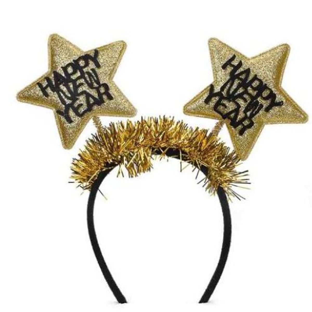 GENERICO - AÑO NUEVO - Vincha de plástico modelo año nuevo