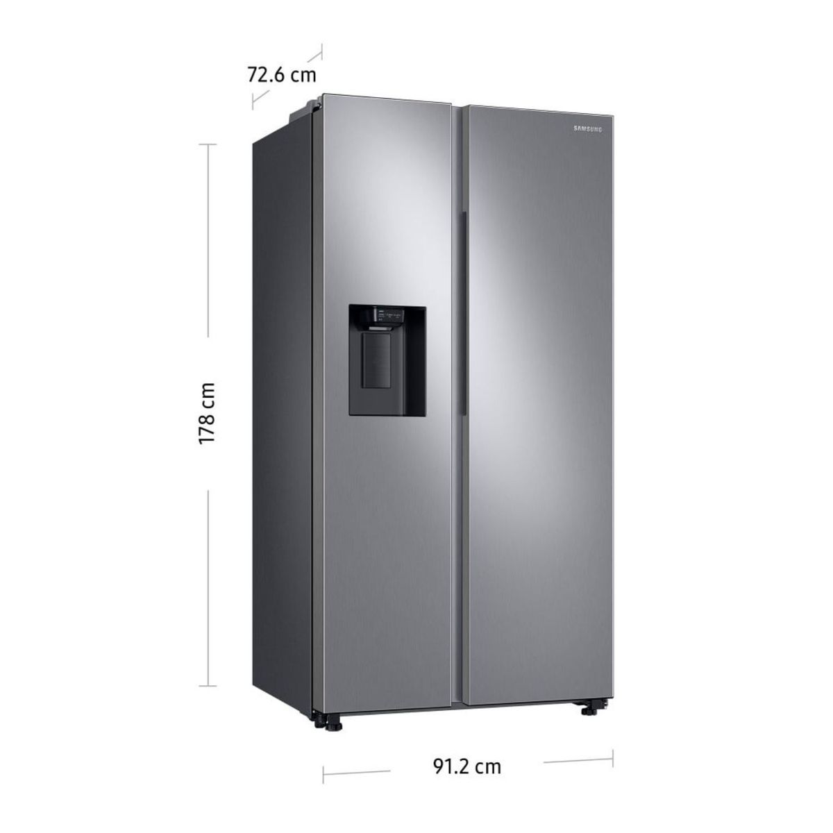 SAMSUNG - Refrigeradora Samsung 602L Side by Side Space Max RS60T5200S9PE
